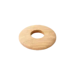 Solid Oak Radiator Pipe Covers (Pair) – 6mm Low Profile – Raw Natural (15mm)