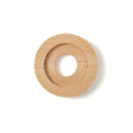 Beech Radiator Pipe Covers (15mm) – 6mm Low Profile – Set of 2