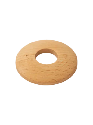 Beech Radiator Pipe Covers (15mm) – 6mm Low Profile – Set of 2
