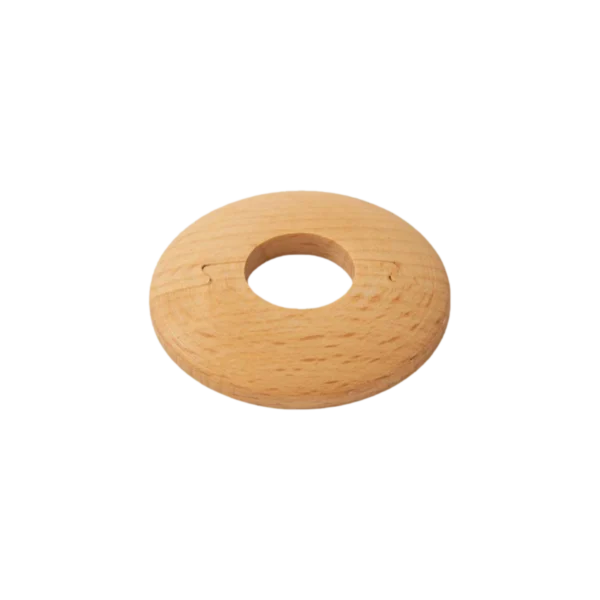 Beech Radiator Pipe Covers (15mm) – 6mm Low Profile – Set of 2