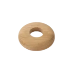 Solid Oak Radiator Pipe Covers (15mm) – 10mm High Profile, Raw Prefinished (Pack of 2)