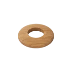 Oak Lacquered Radiator Pipe Covers (22mm) – Low Profile 6mm Set of 2