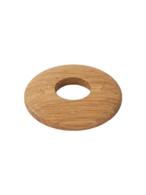 15mm Oak Lacquered Radiator Pipe Covers (Set of 2) – Low Profile 6mm