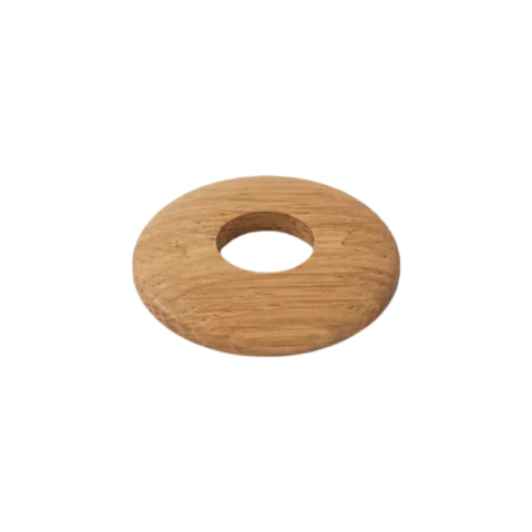 15mm Oak Lacquered Radiator Pipe Covers (Set of 2) – Low Profile 6mm