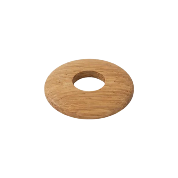 15mm Oak Lacquered Radiator Pipe Covers (Set of 2) – Low Profile 6mm