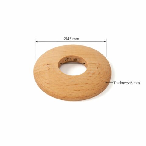 Maple 15mm pipe cover 6mm thick size view