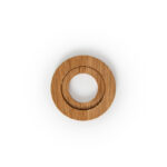15mm Oak Pipe Covers (Set of 2) – 10mm Thick, Lacquered Finish