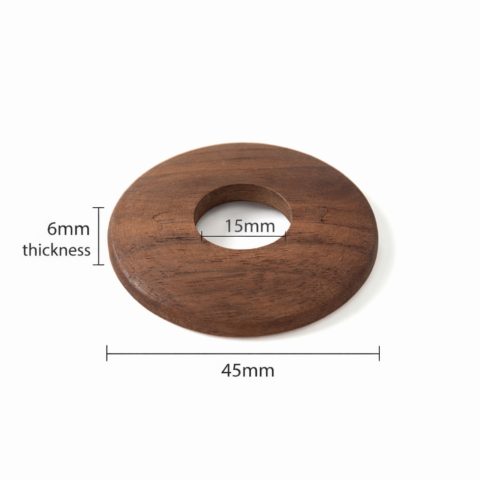 Size reference of walnut pipe cover for 15mm radiator pipe