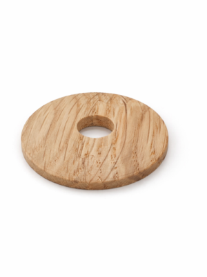 10mm Oak Lacquered Radiator Pipe Covers (Set of 2) – Low Profile 6mm