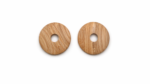 10mm Oak Lacquered Radiator Pipe Covers (Set of 2) – Low Profile 6mm